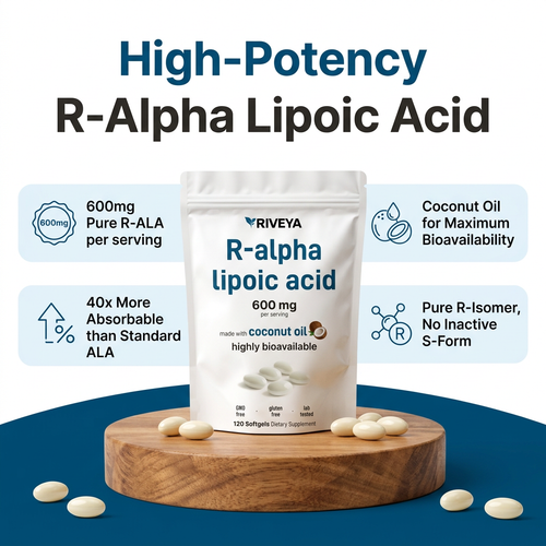 R-Alpha Lipoic Acid - 600mg Odorless Softgels