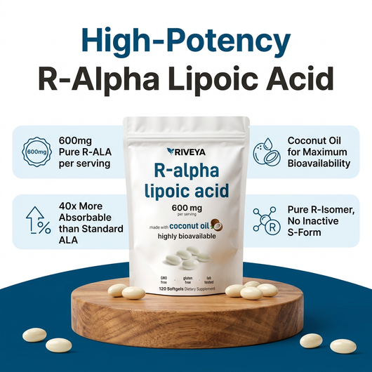 R-Alpha Lipoic Acid - 600mg Odorless Softgels