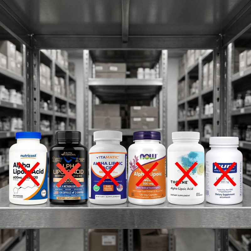 5. The Catch: Most Alpha Lipoic Acid on the Market Is the Wrong Form